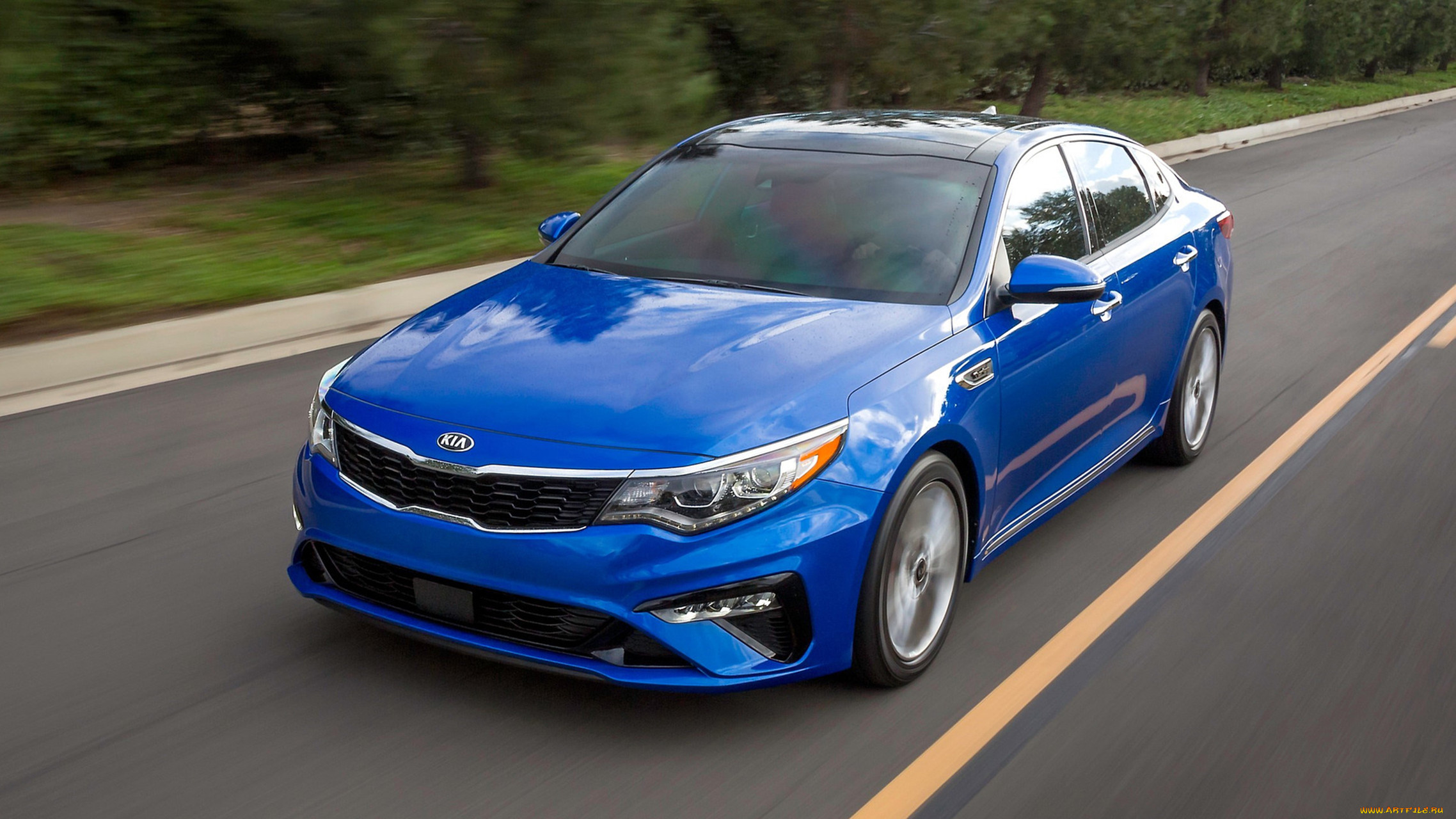 kia optima 2019, , kia, blue, 2019, optima